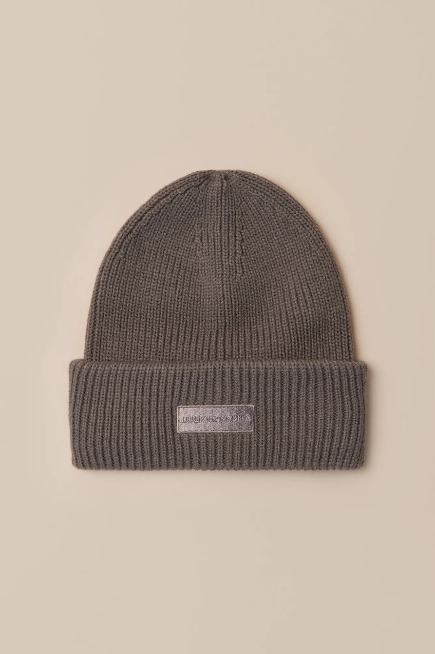 SOLID KNIT BEANIE, image 2