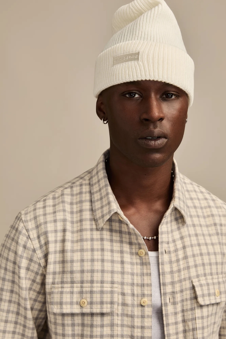 SOLID KNIT BEANIE, image 2