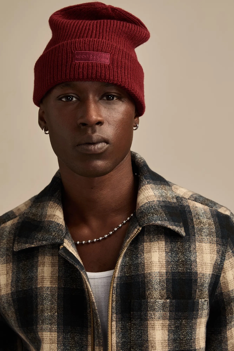 SOLID KNIT BEANIE, image 2