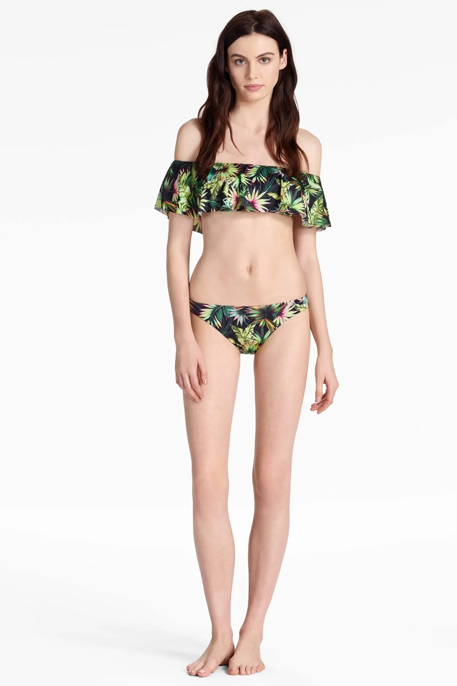 COASTAL PALMS OFF THE SHOULDER BANDEAU TOP, image 2