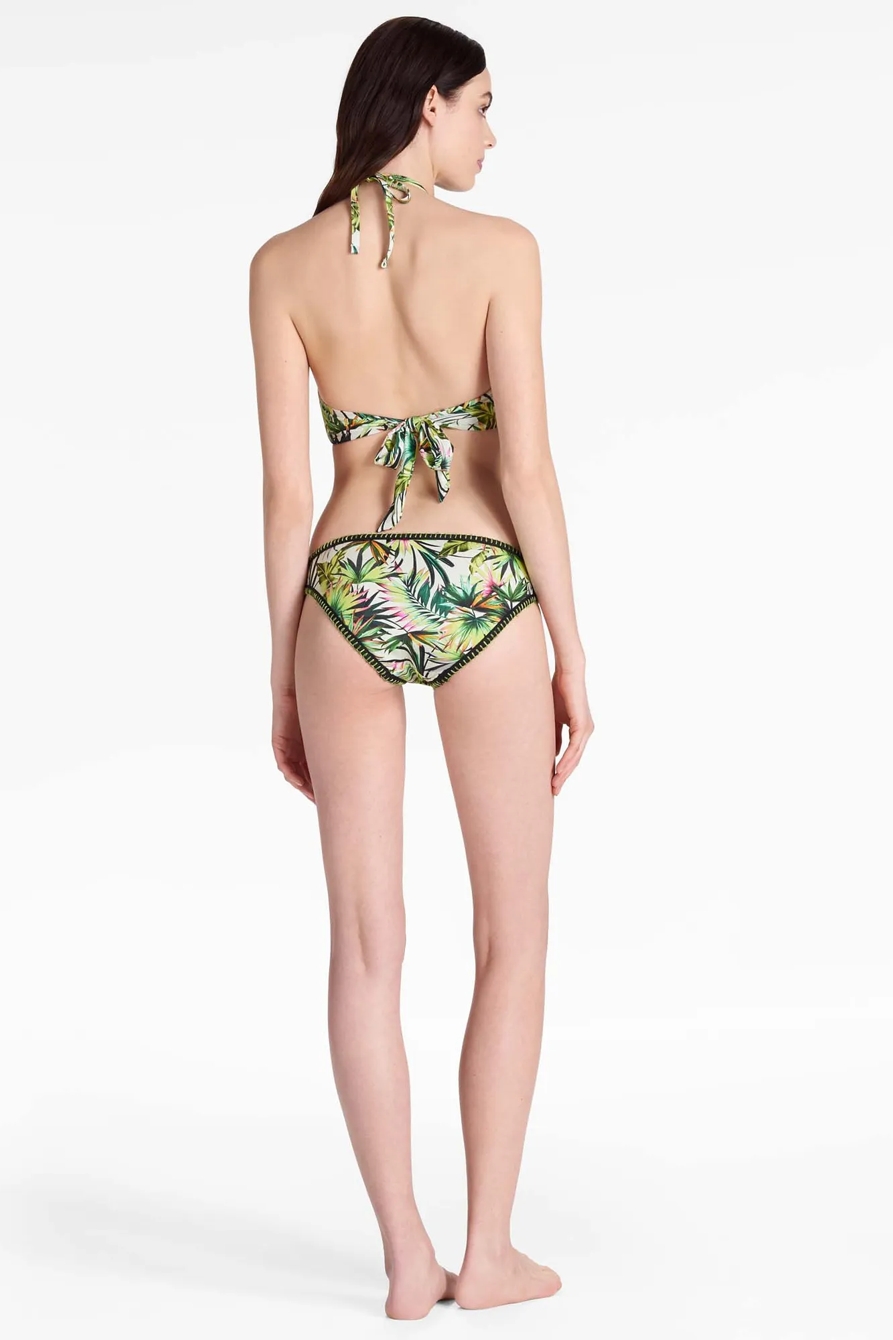 COASTAL PALMS HIGH NECK BIKINI TOP, image 3