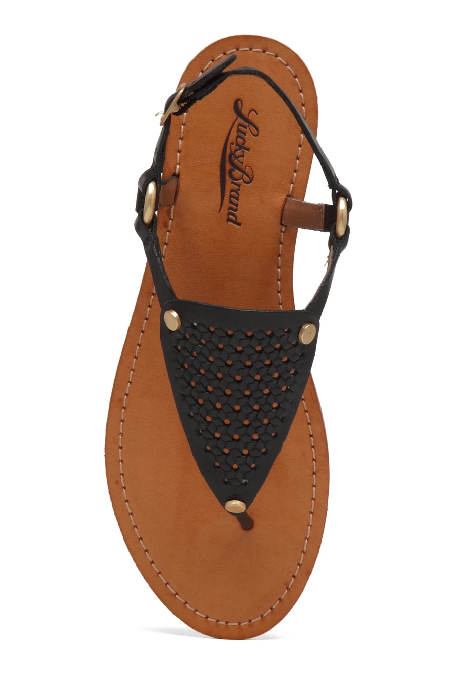ABELL LEATHER FLAT SANDAL, image 5