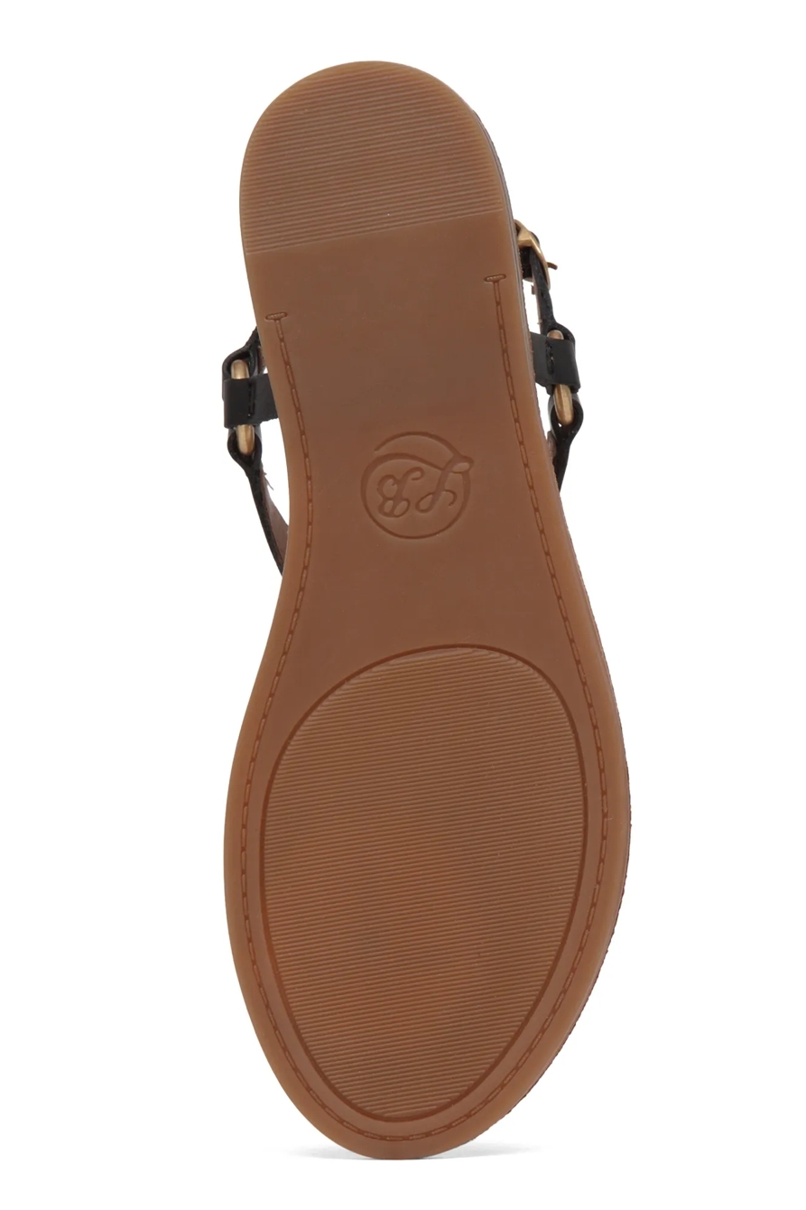 ABELL LEATHER FLAT SANDAL, image 6
