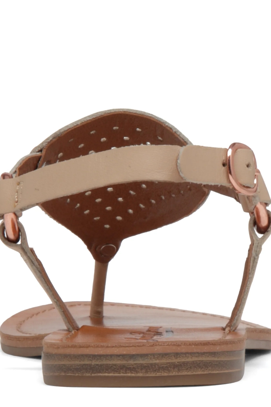 ABELL LEATHER FLAT SANDAL, image 4