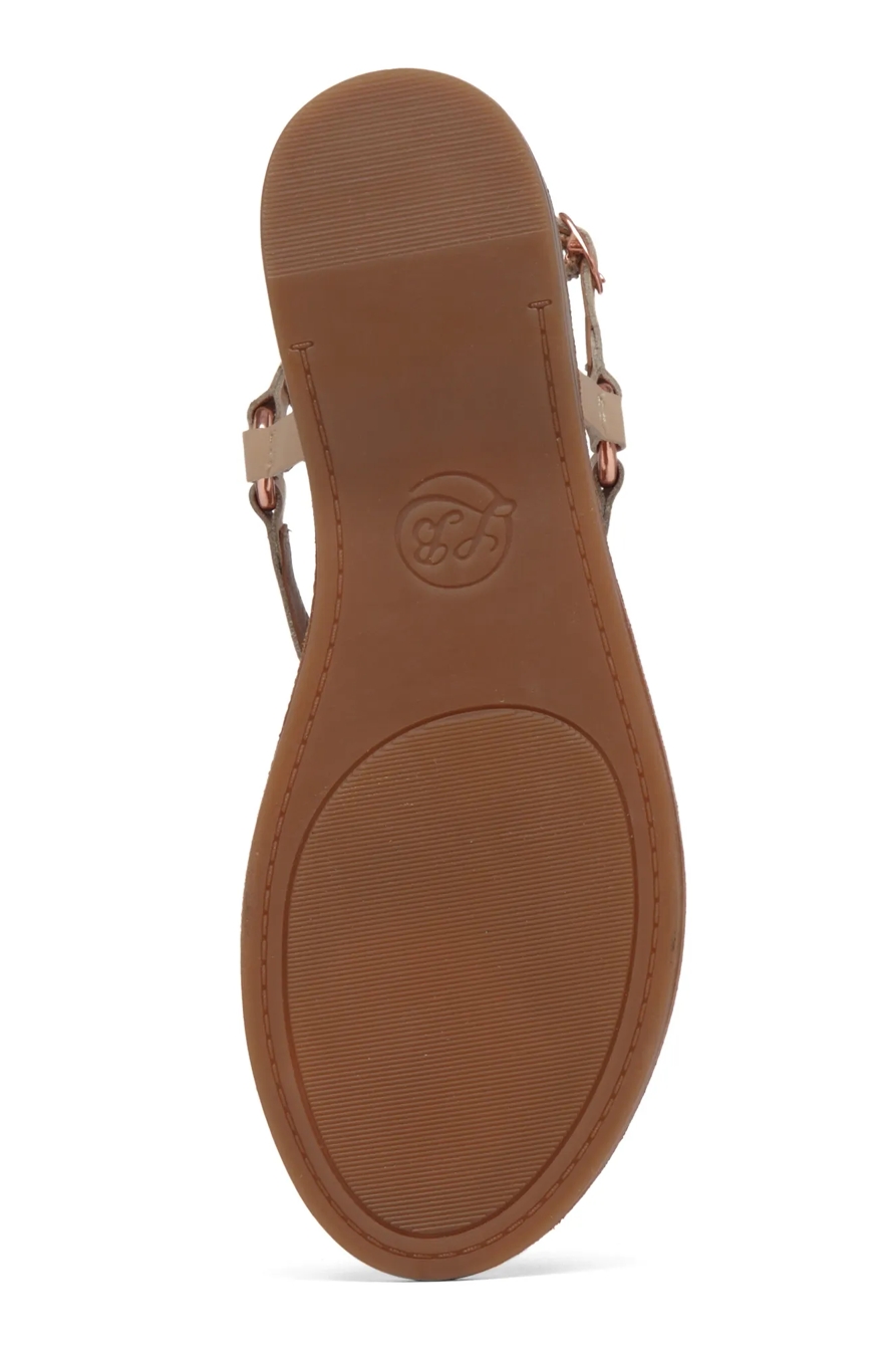 ABELL LEATHER FLAT SANDAL, image 6