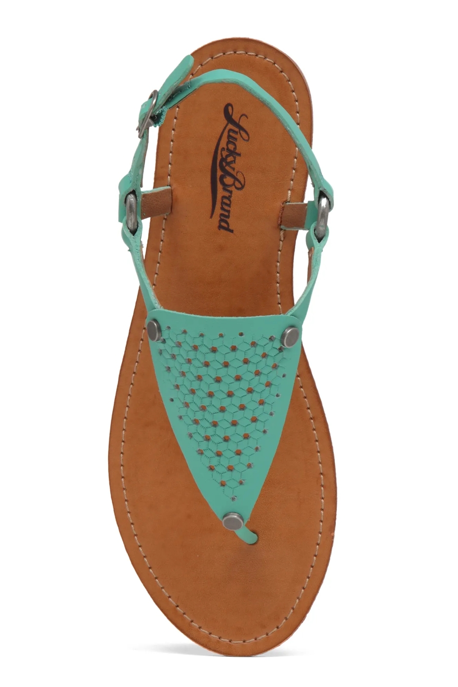 ABELL LEATHER FLAT SANDAL, image 5