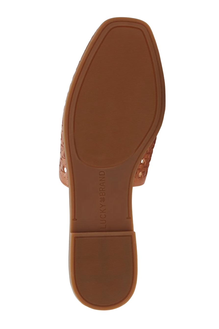 ACASIA LEATHER SLIDE FLAT, image 6