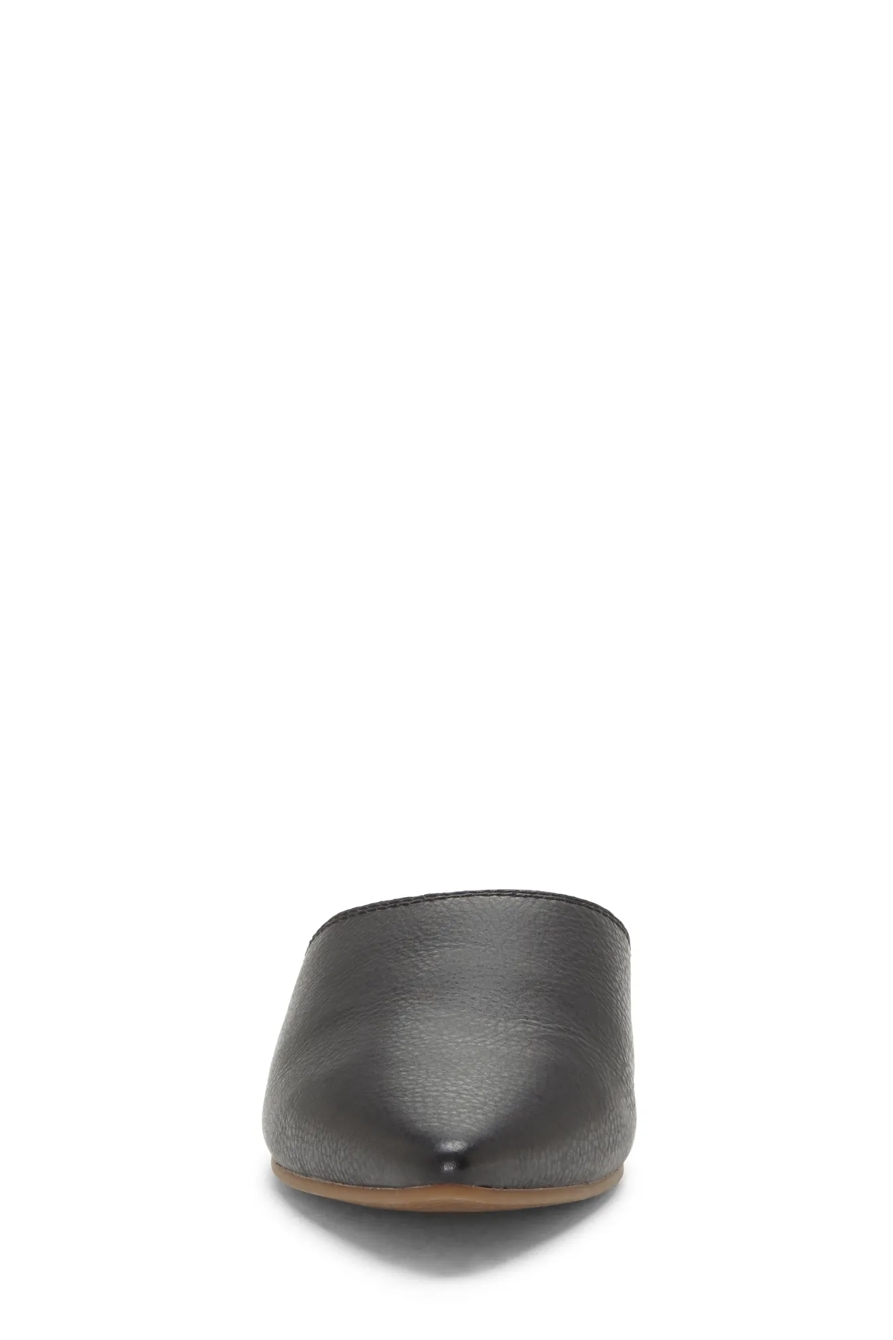 BAREISHA LEATHER FLAT SLIDES, image 3