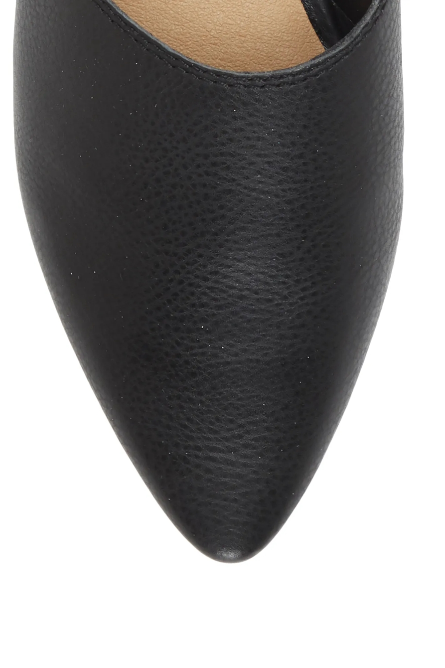 BAREISHA LEATHER FLAT SLIDES, image 7