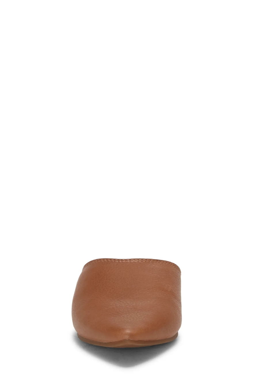 BAREISHA LEATHER FLAT SLIDES, image 3