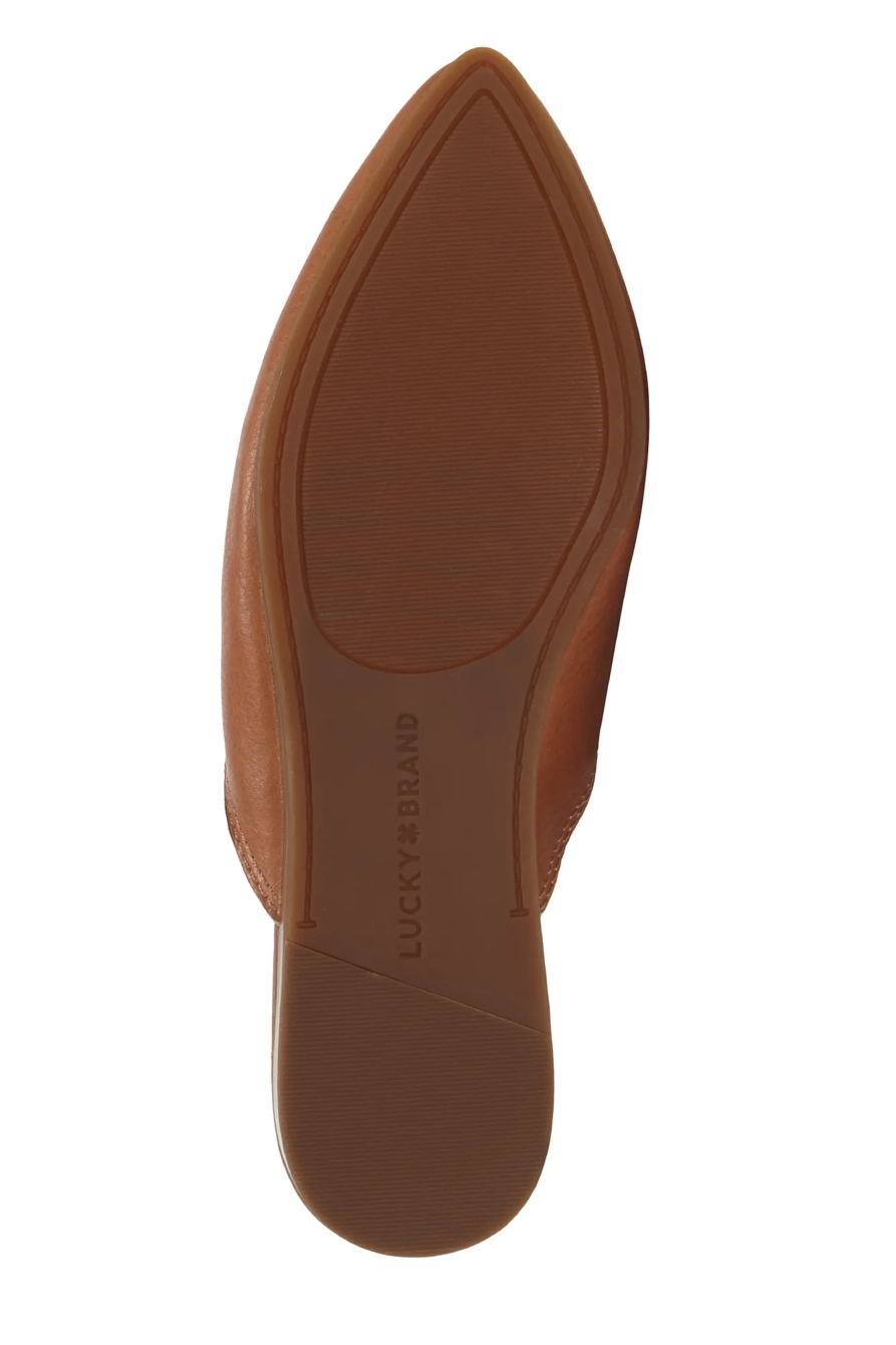 BAREISHA LEATHER FLAT SLIDES, image 6