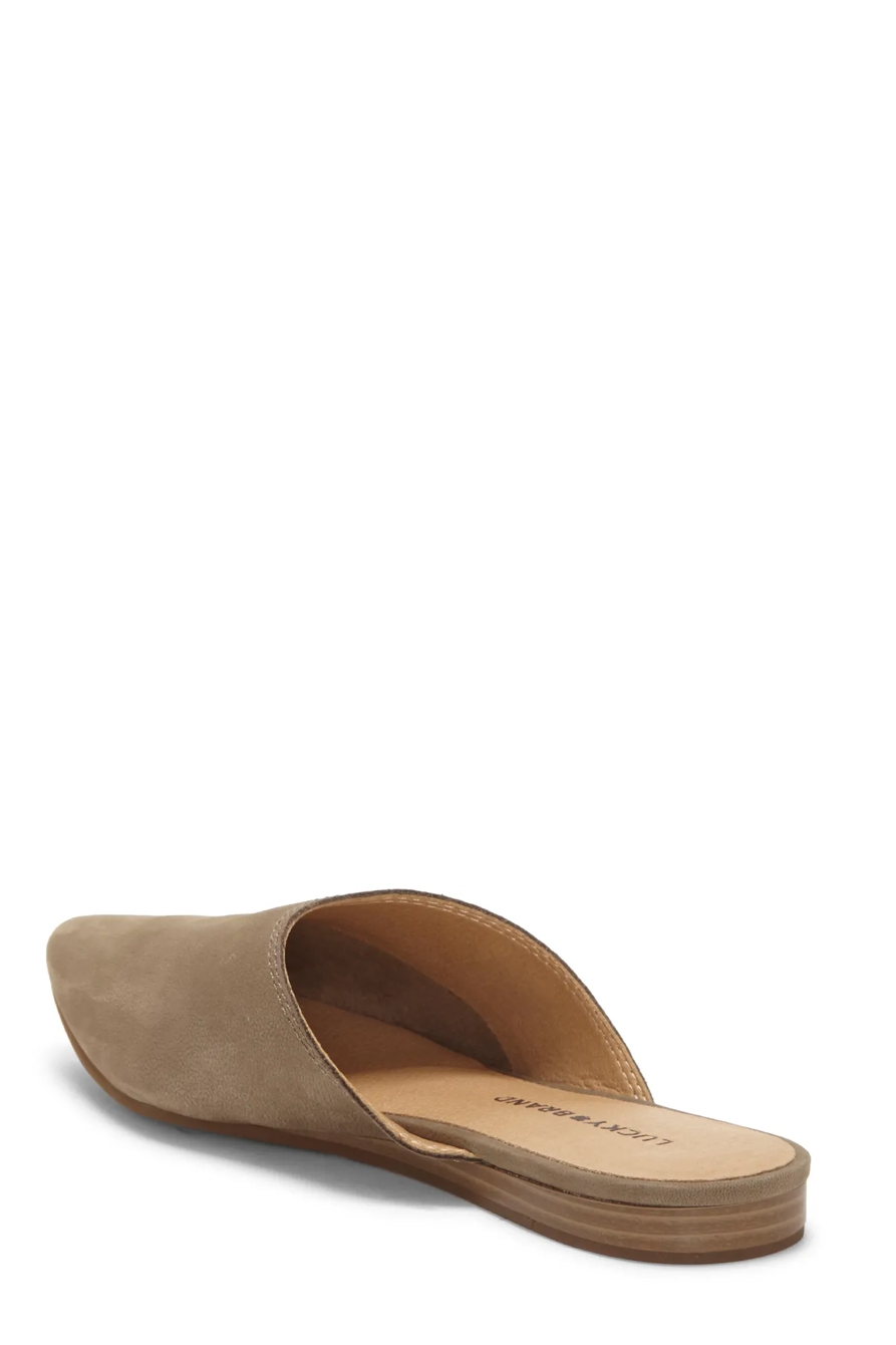 BAREISHA LEATHER FLAT SLIDES, image 5