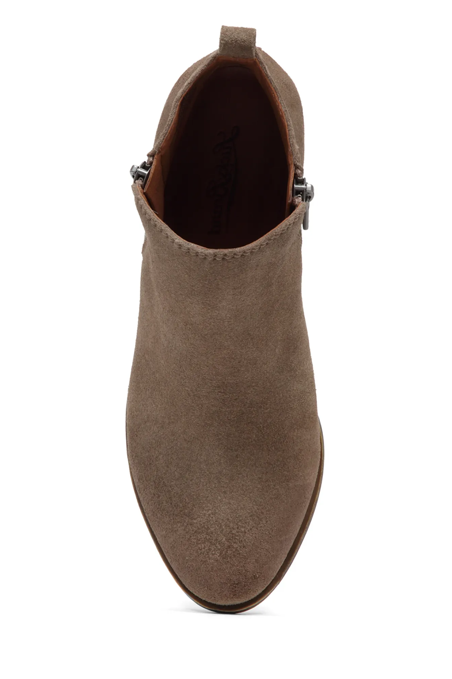 BASEL SUEDE FLAT BOOTIE, image 4