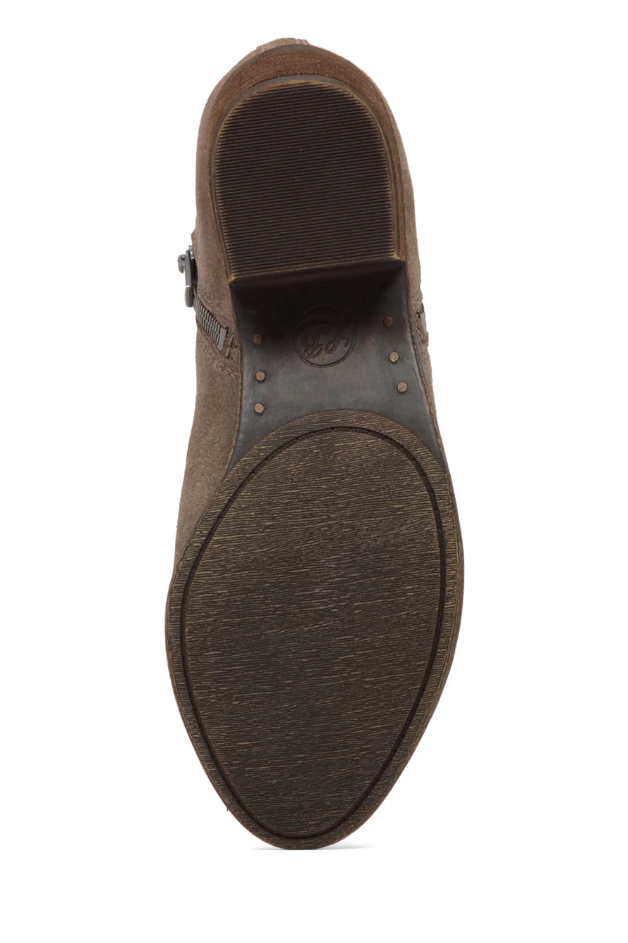BASEL SUEDE FLAT BOOTIE, image 6