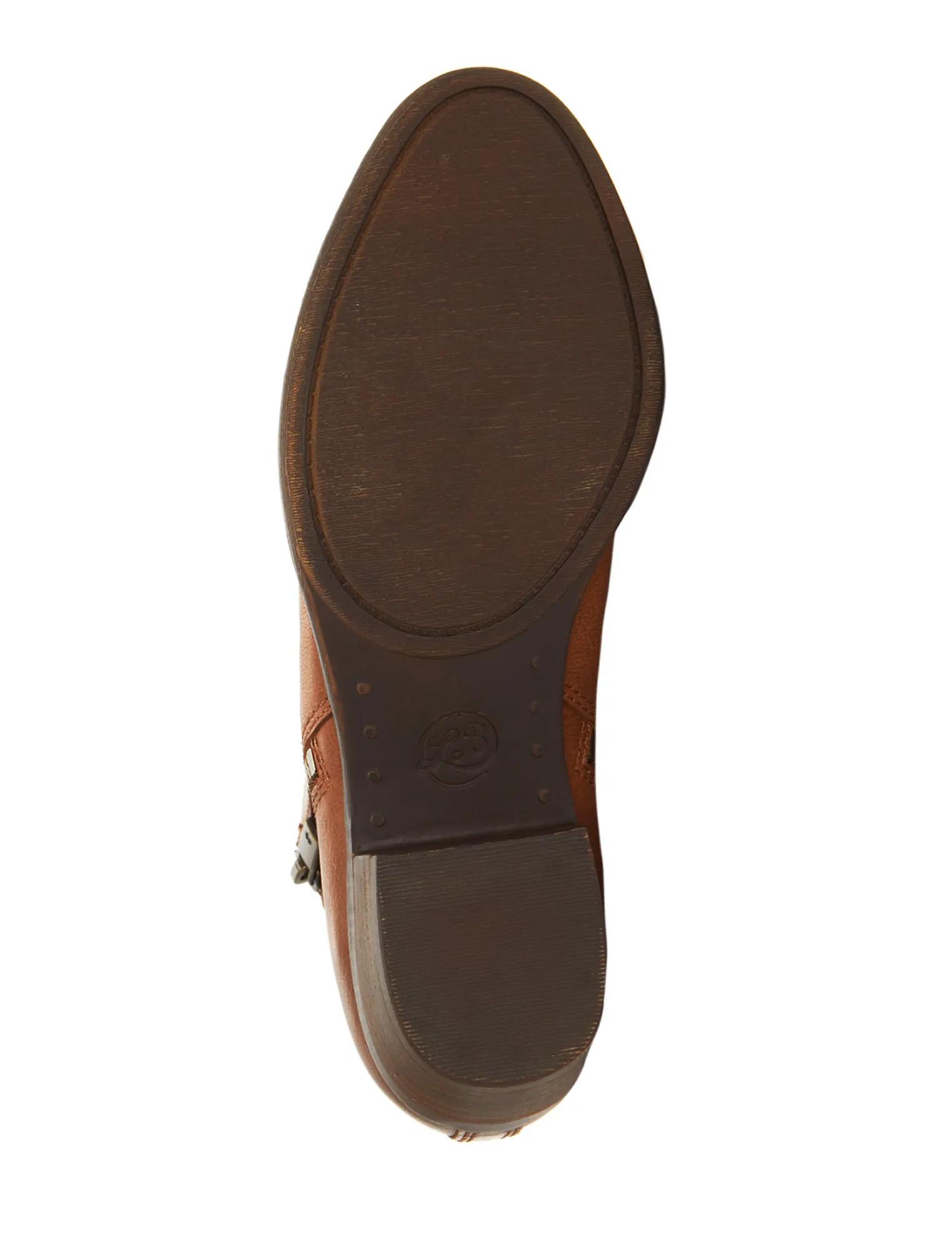 Lucky Brand Damen Basel Stiefelette – Rauchgrau, Mit Seitlichem Reißverschluss & Blockabsatz
