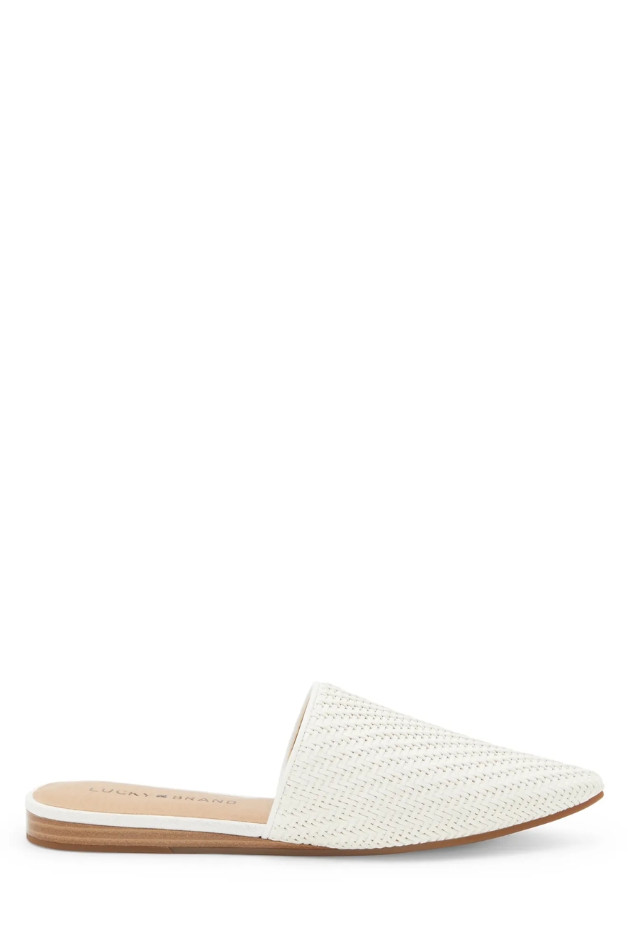 BRADELL LEATHER FLAT SLIDES, image 2