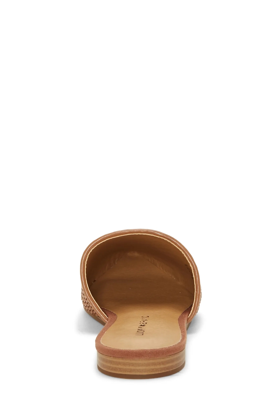 BRADELL LEATHER FLAT SLIDES, image 5