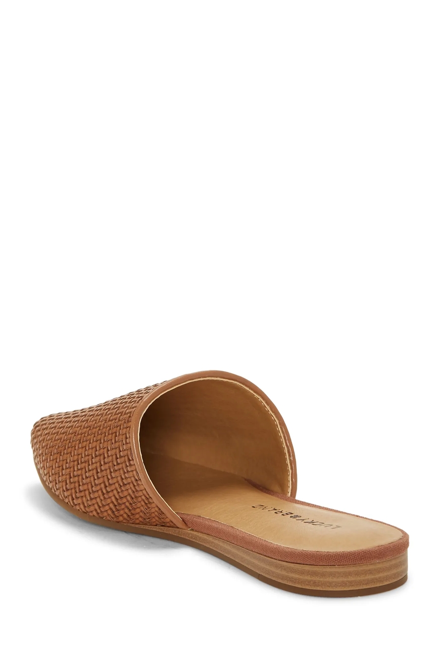 BRADELL LEATHER FLAT SLIDES, image 6