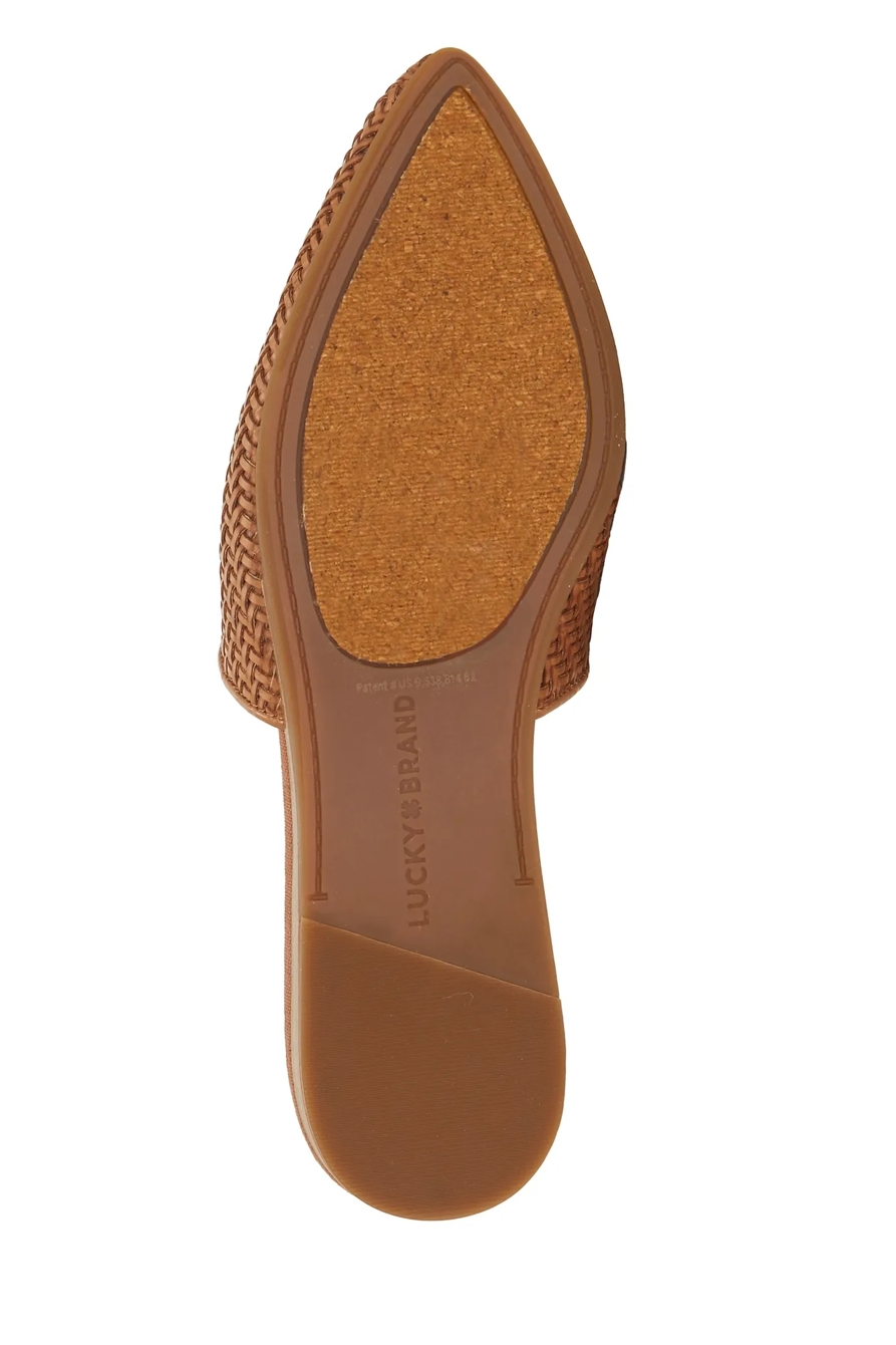 BRADELL LEATHER FLAT SLIDES, image 8