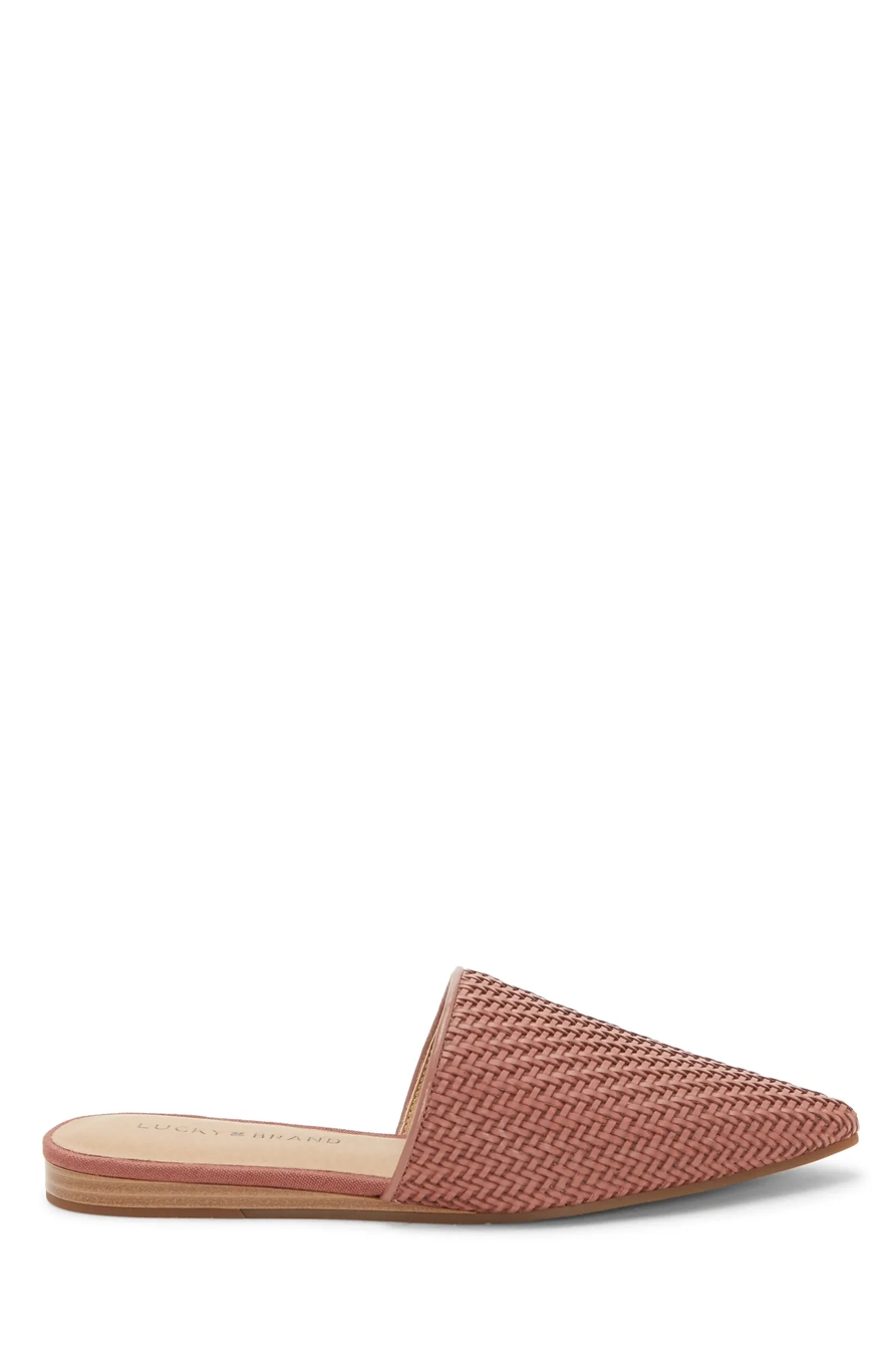 BRADELL LEATHER FLAT SLIDES, image 2