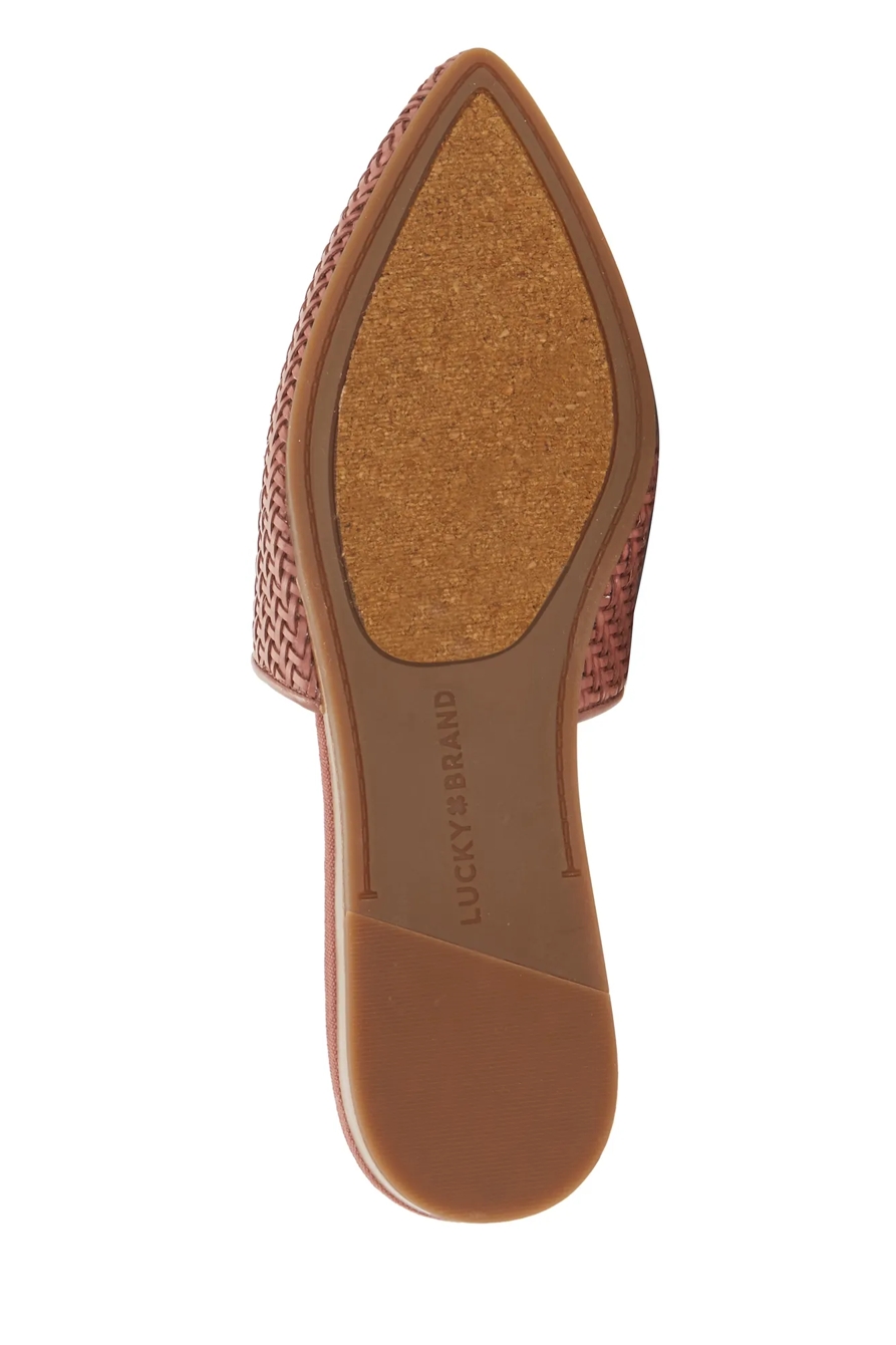 BRADELL LEATHER FLAT SLIDES, image 8