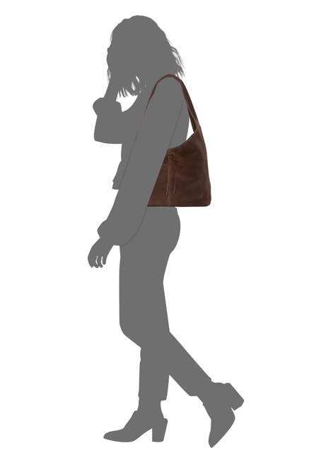 CLEM SUEDE HOBO BAG, image 4