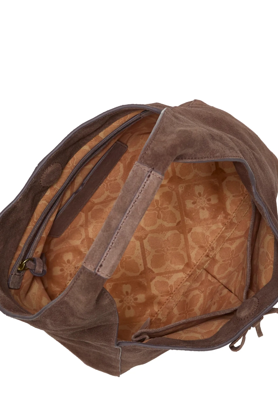 CLEM MINI SUEDE HOBO BAG, image 3