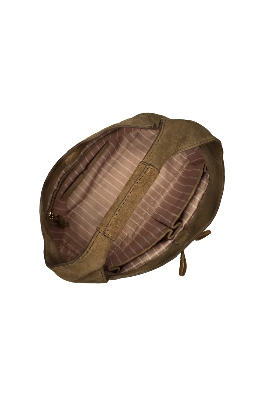 CLEM MINI SUEDE HOBO BAG, image 3