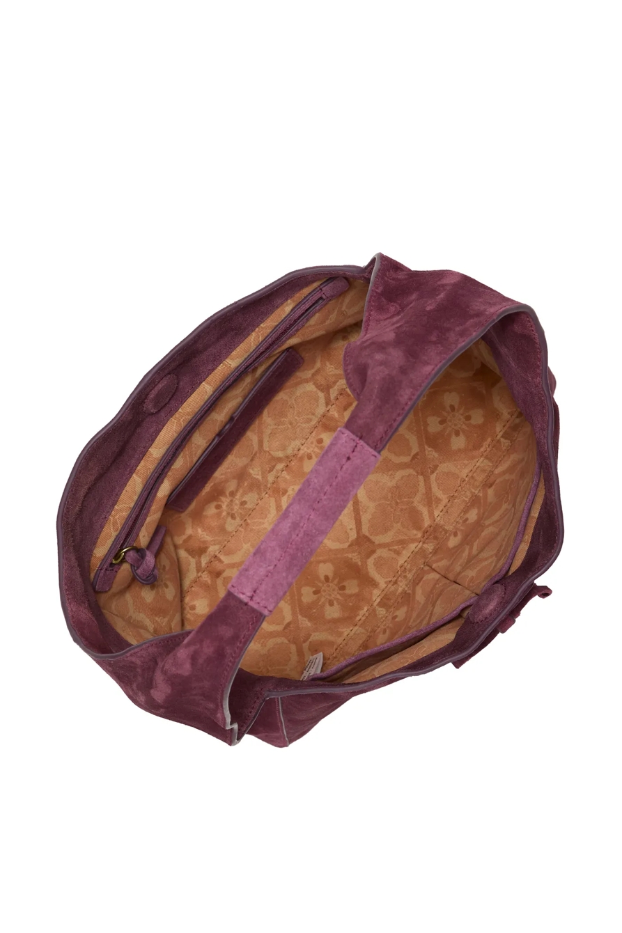 CLEM MINI SUEDE HOBO BAG, image 3