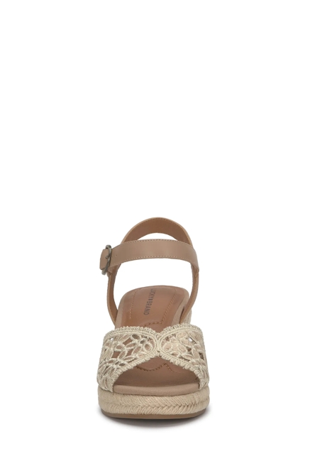 Coyna Floral Espadrille Wedge Sandal, image 3