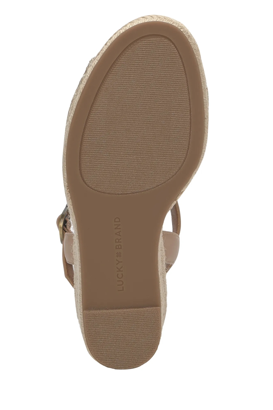Coyna Floral Espadrille Wedge Sandal, image 6