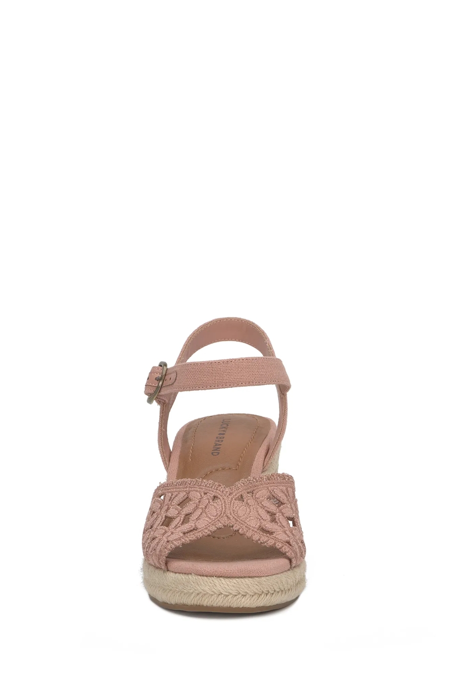 Coyna Floral Espadrille Wedge Sandal, image 3
