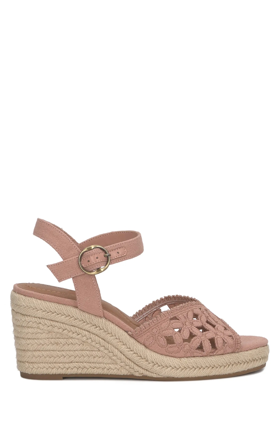 Coyna Floral Espadrille Wedge Sandal, image 5