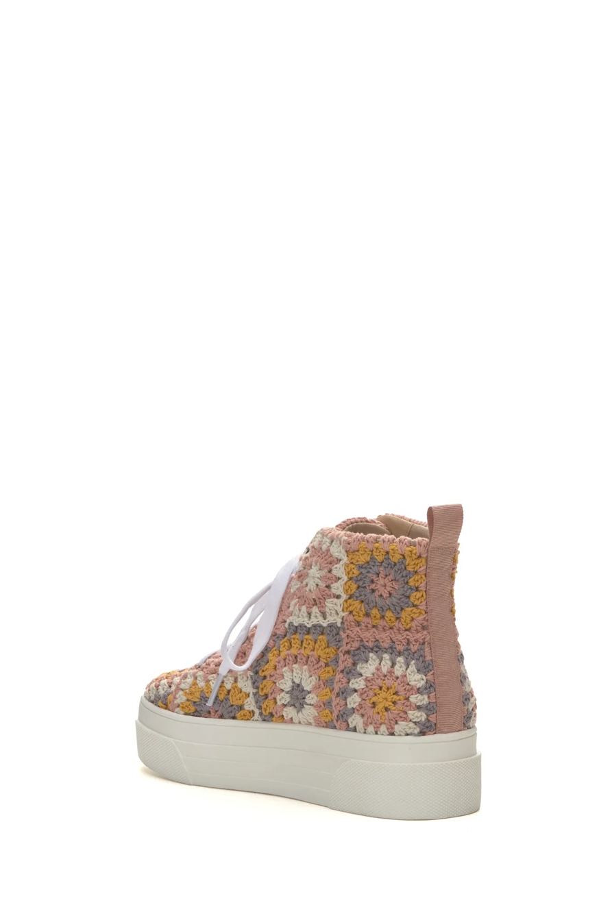 CURLA CROCHET HIGH TOP SNEAKER, image 4