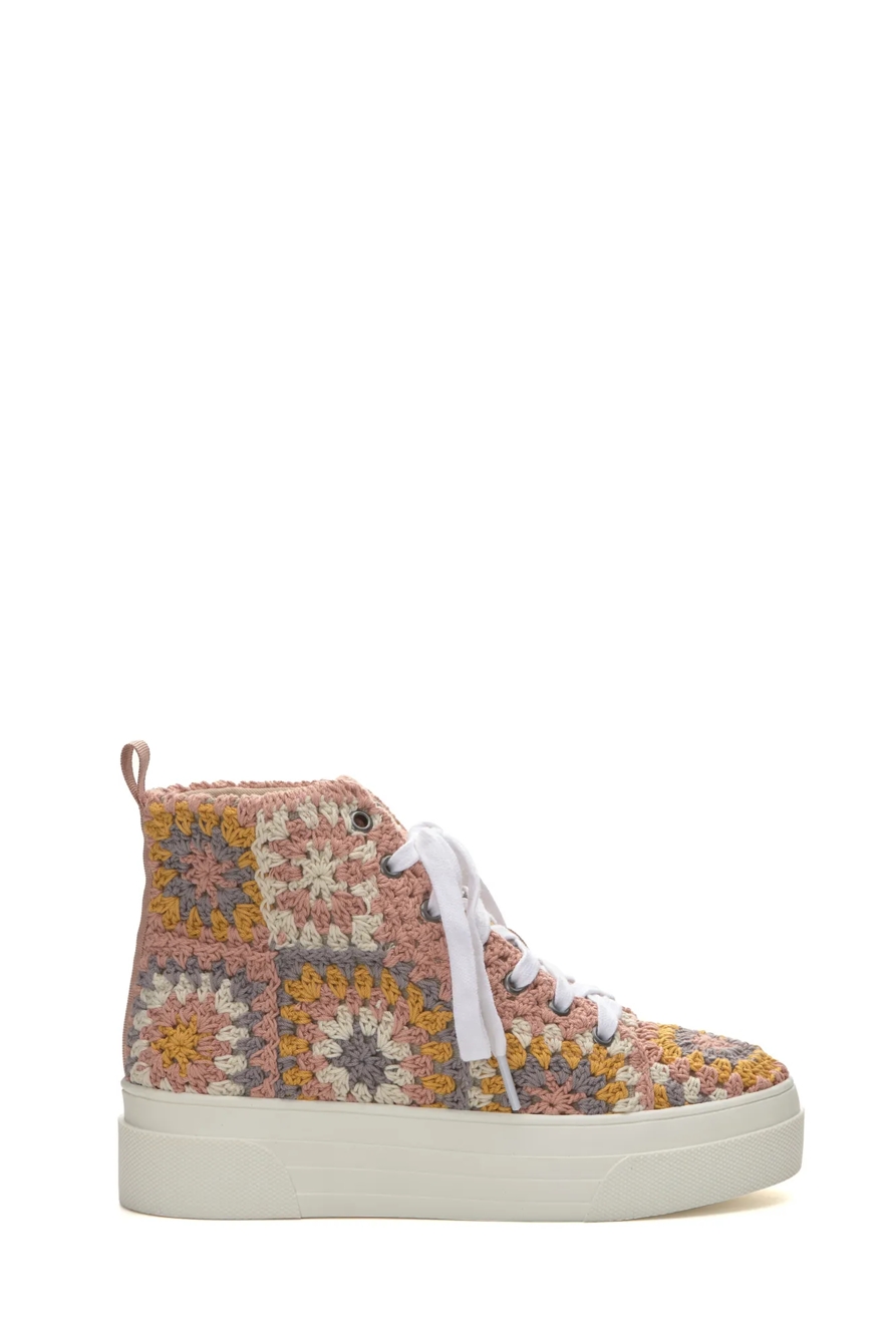 CURLA CROCHET HIGH TOP SNEAKER, image 7