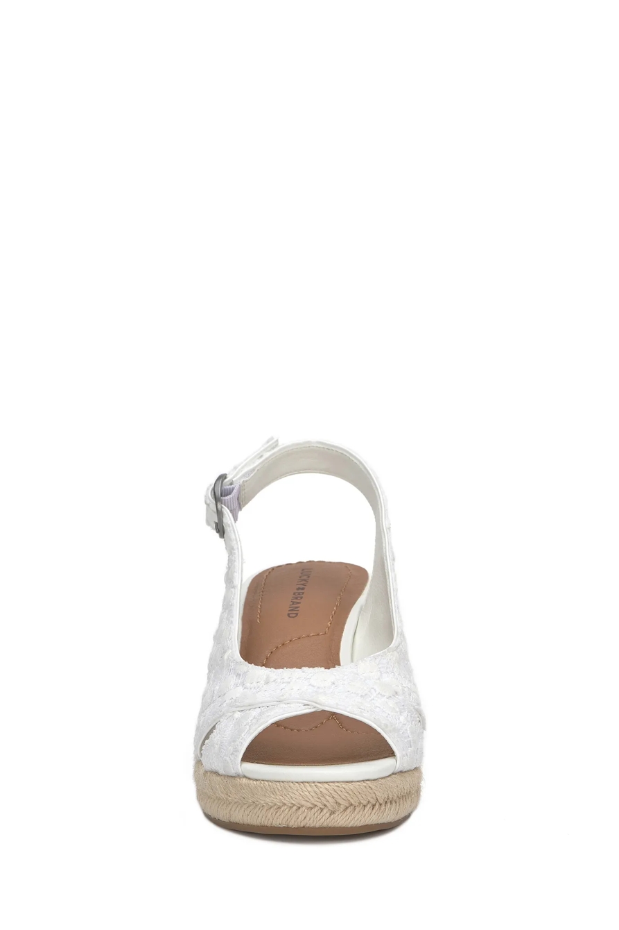 Cyrila Embroidered Espadrille Wedge Sandal, image 3