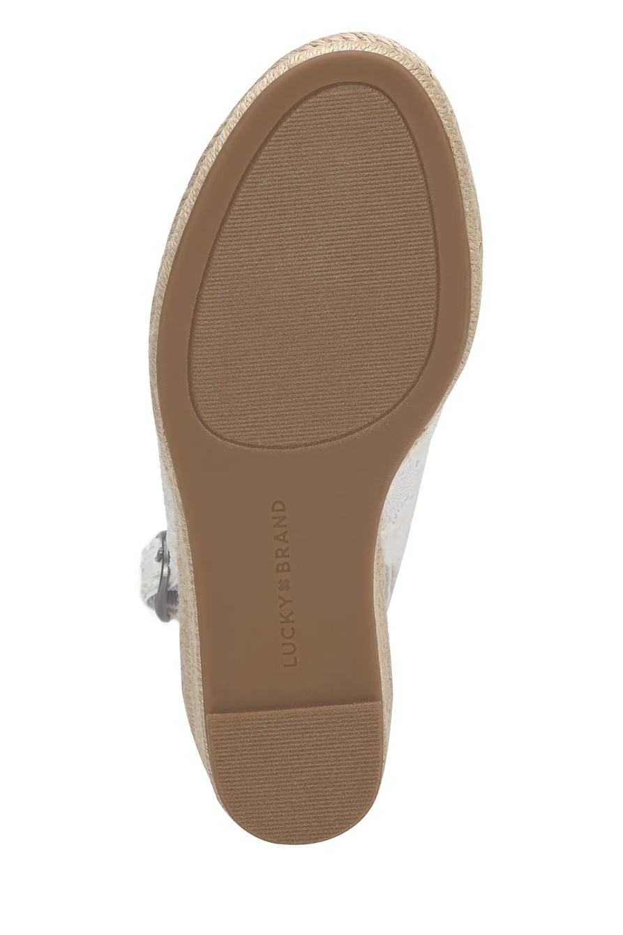 Cyrila Embroidered Espadrille Wedge Sandal, image 6