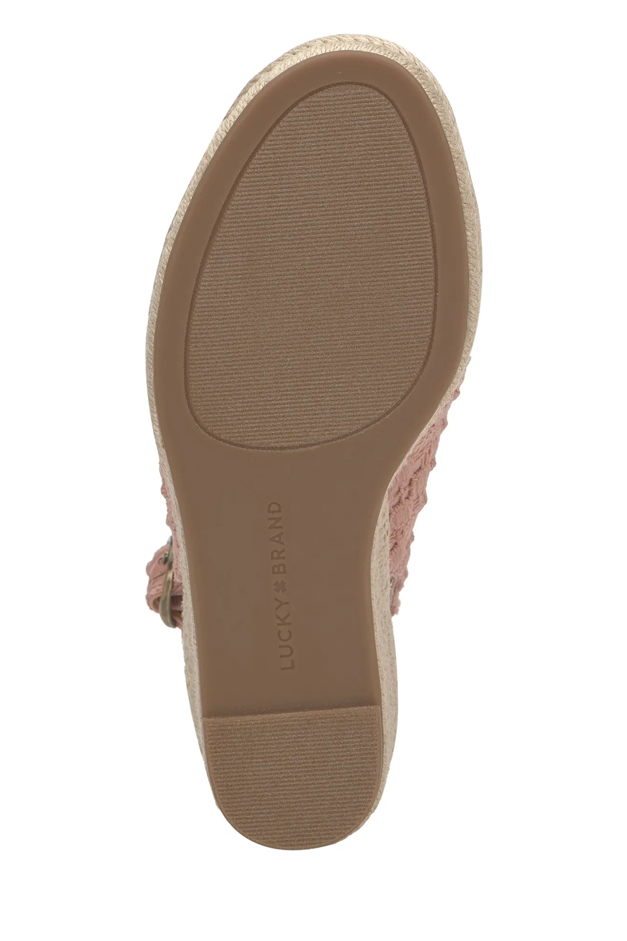 Cyrila Embroidered Espadrille Wedge Sandal, image 6