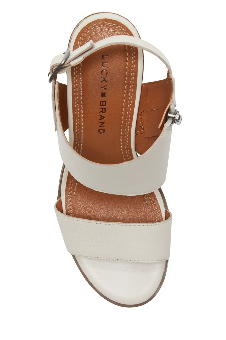 Dinzin Double Band Heeled Sandal, image 4