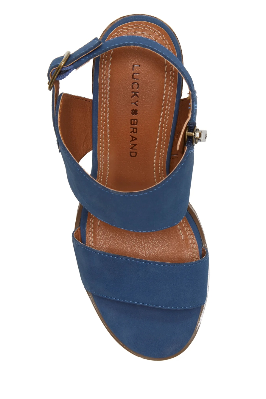 Dinzin Double Band Heeled Sandal, image 4