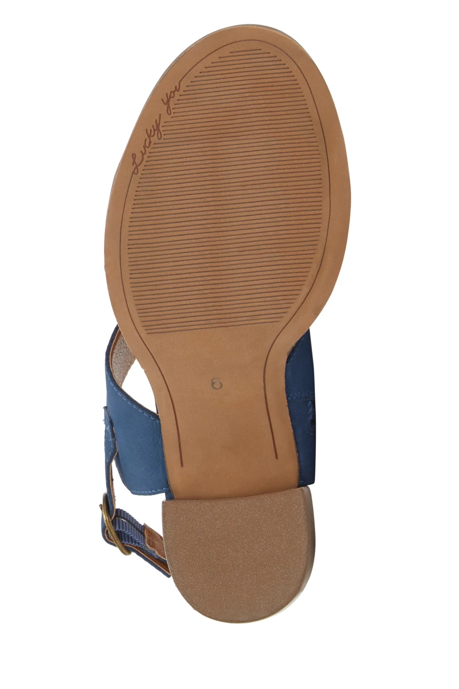 Dinzin Double Band Heeled Sandal, image 6
