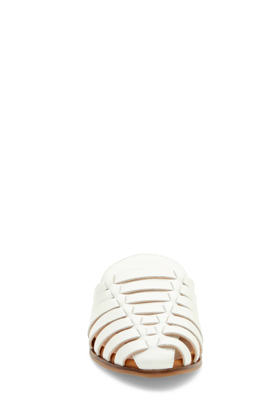 DOERID LEATHER FLAT SLIDES, image 3