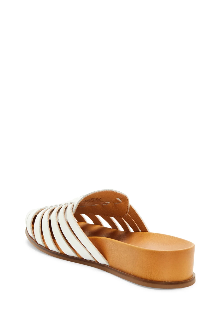 DOERID LEATHER FLAT SLIDES, image 4