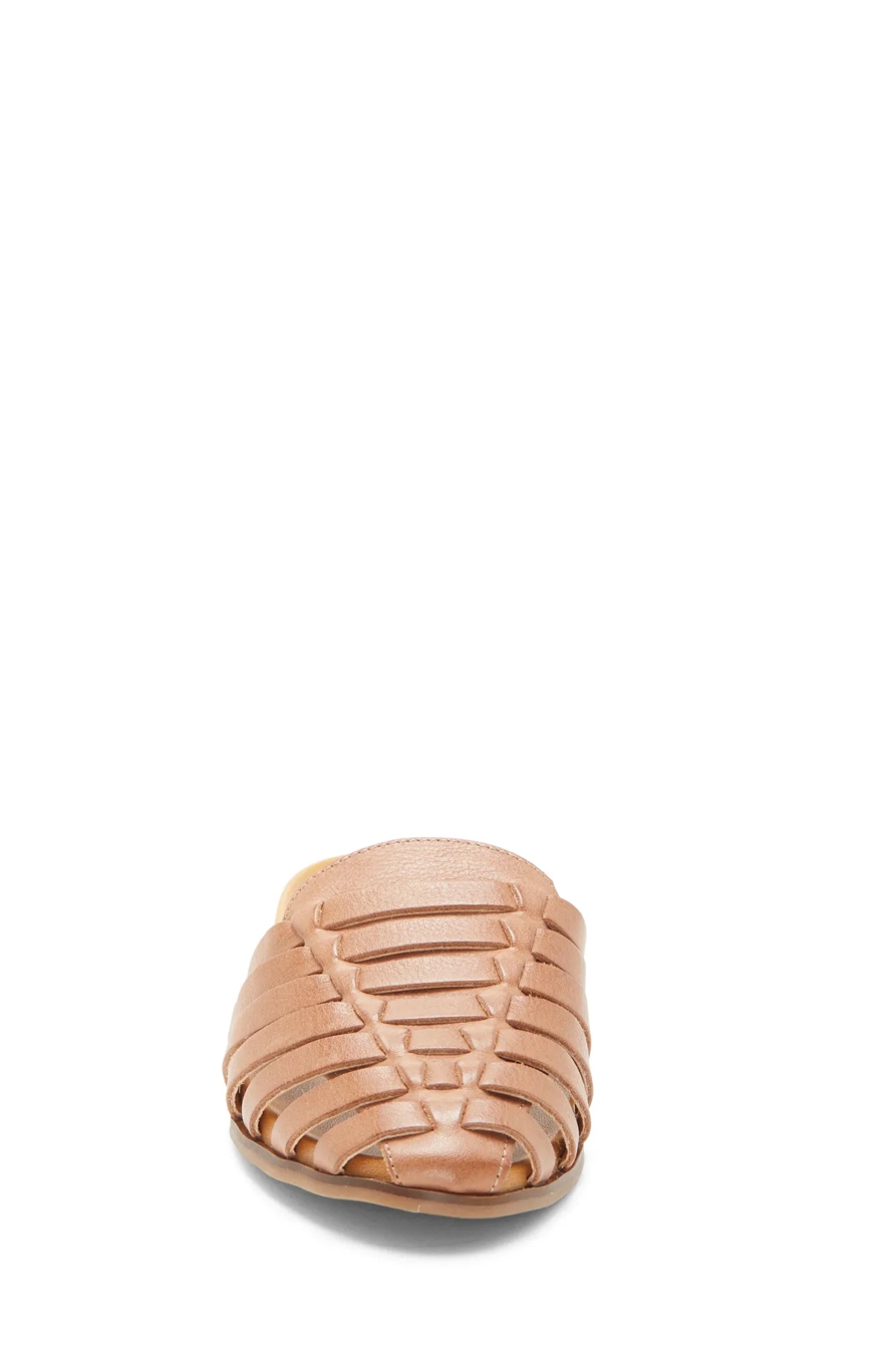 DOERID LEATHER FLAT SLIDES, image 3