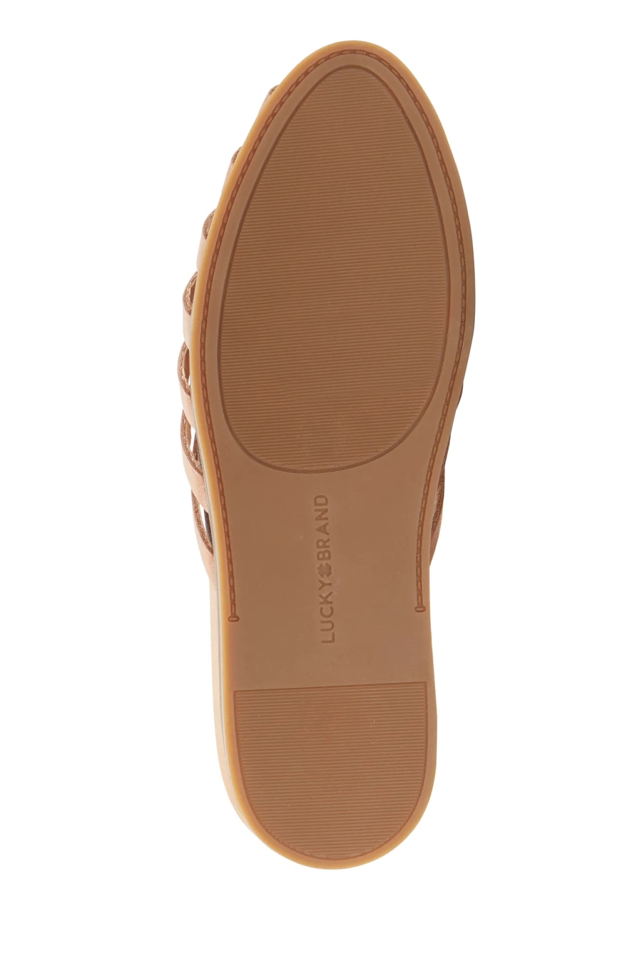 DOERID LEATHER FLAT SLIDES, image 7