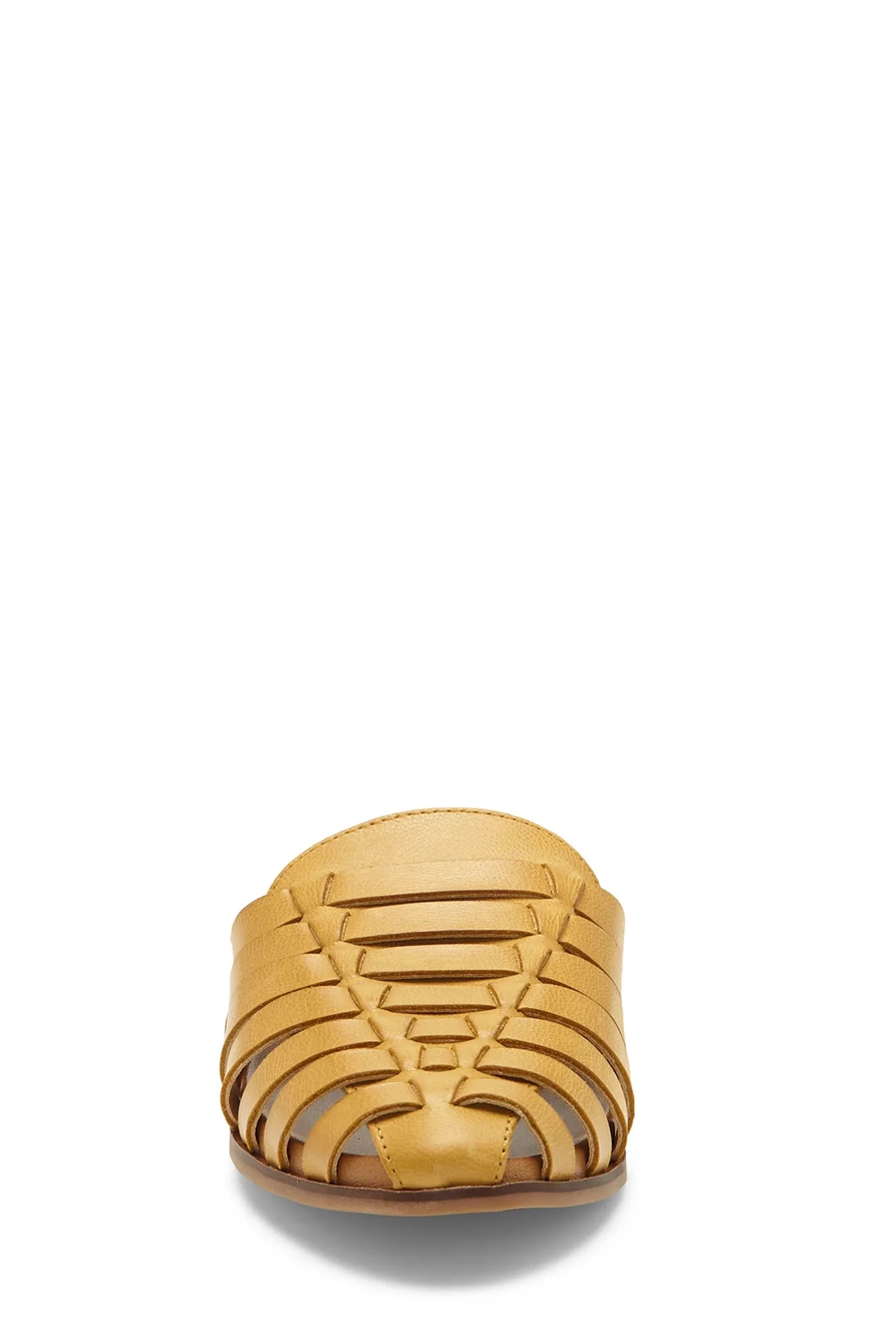 DOERID LEATHER FLAT SLIDES, image 3