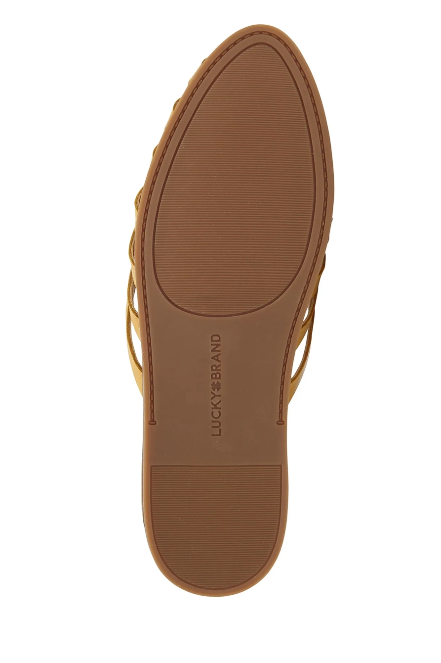 DOERID LEATHER FLAT SLIDES, image 8