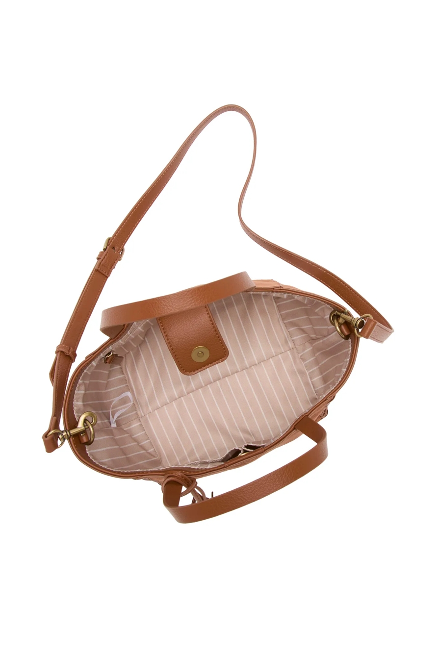 ENNA VEGAN LEATHER TOTE, image 3