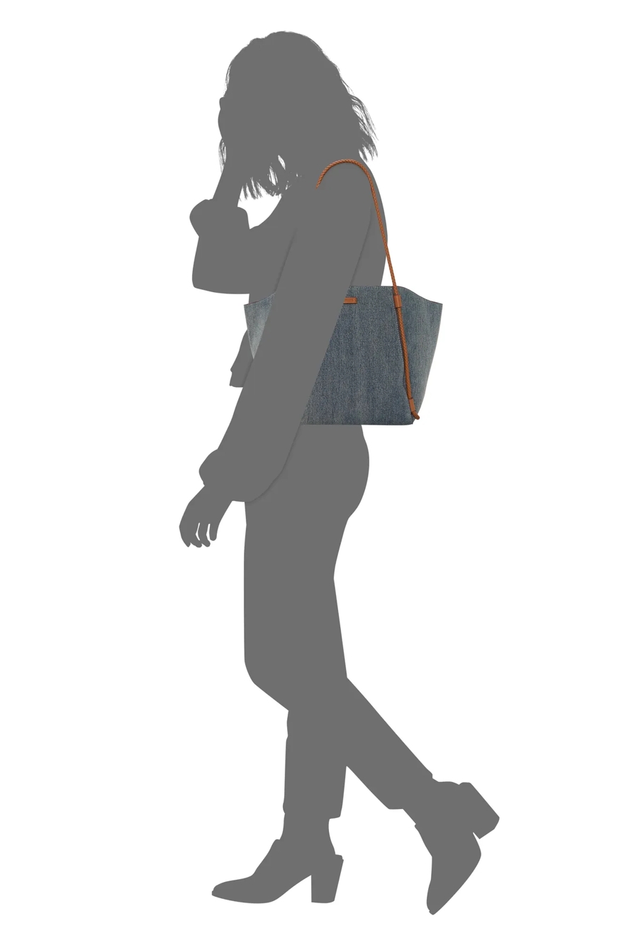 EZRI DENIM TOTE, image 4