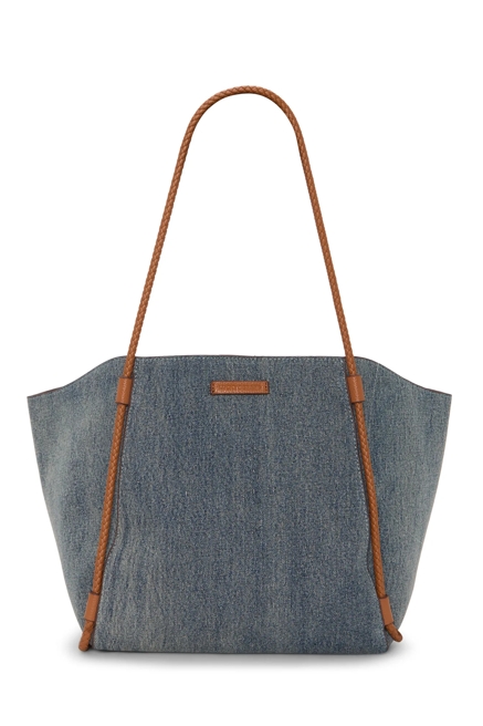 EZRI DENIM TOTE, image 1
